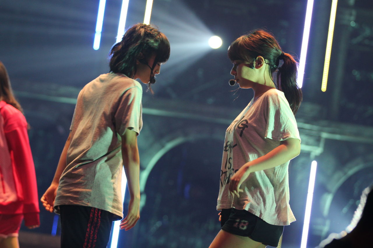 画像 プロムの恋人 でさや姉 山本彩 に合わせたななたん 山田菜々 が何気に凄い パシフィコ横浜 Nmb48てっぺんとったんで Akb48を越えるまでの軌跡