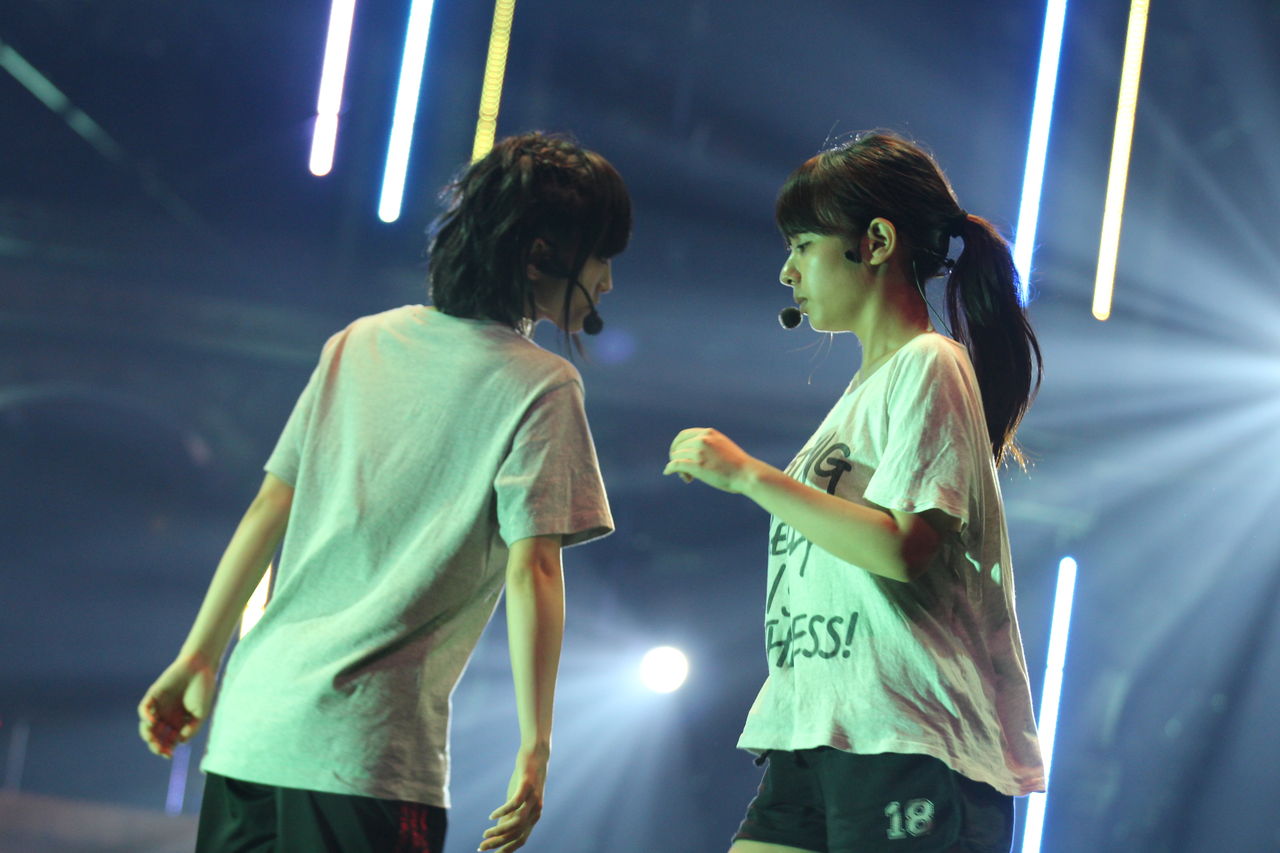 画像 プロムの恋人 でさや姉 山本彩 に合わせたななたん 山田菜々 が何気に凄い パシフィコ横浜 Nmb48てっぺんとったんで Akb48を越えるまでの軌跡