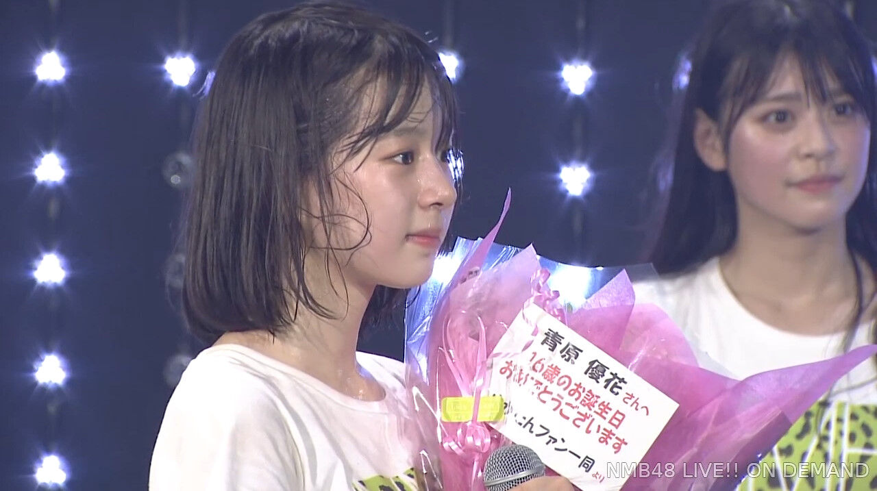 NMB48 青原和花 直筆サイン入り浴衣写真 NMB48 青原和花 直筆