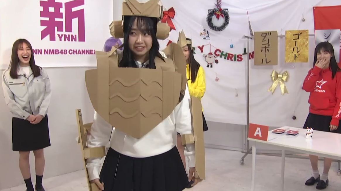 Nmb48 加藤夕夏 おしゃぶり に続き ダンボール聖衣 Nmb48まとめスピリッツ