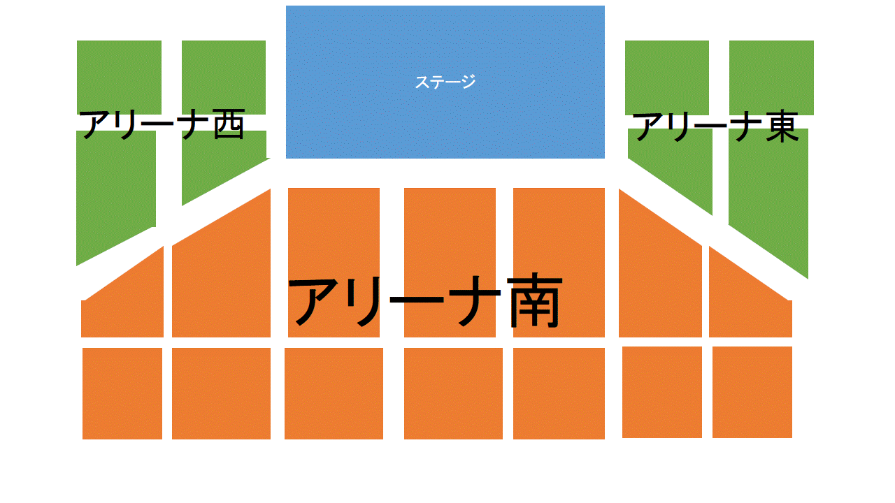 Nmb48 3rd Anniversary Special Live In大阪城ホールの座席配置とステージを解析 予想 Nmb48まとめスピリッツ