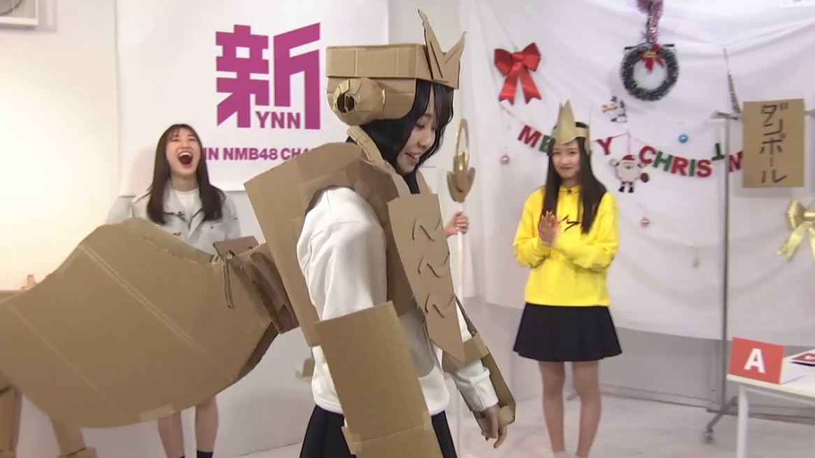 Nmb48 加藤夕夏 おしゃぶり に続き ダンボール聖衣 Nmb48まとめスピリッツ