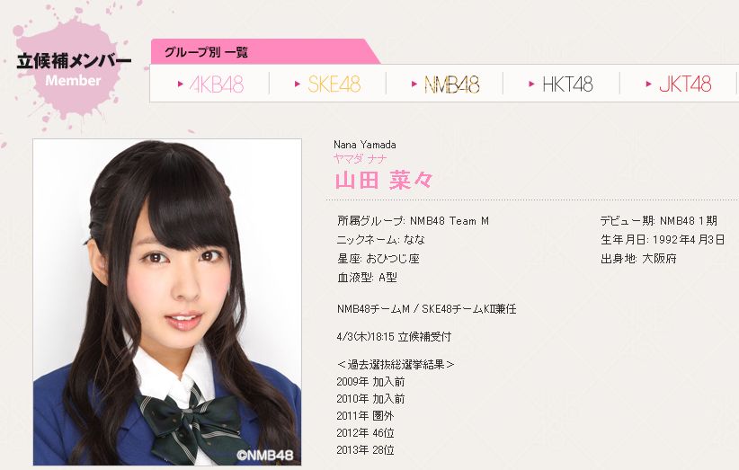 Nmb48 城恵理子 山田菜々が選抜総選挙に立候補 Nmb48まとめスピリッツ Nmb48 城恵理子 山田菜々が選抜総選挙に立候補 Nmb48まとめスピリッツ