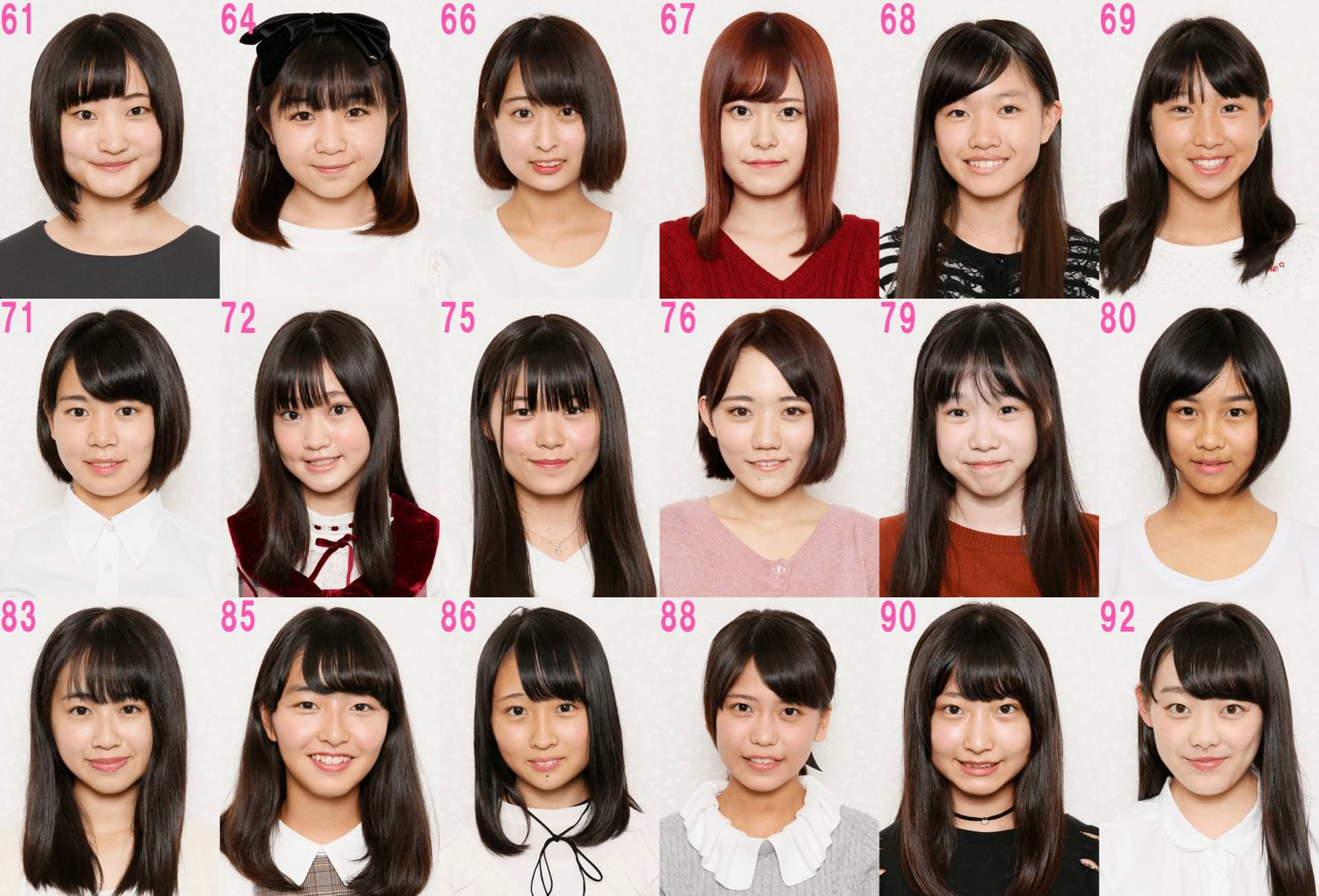 Nmb48 Akb48グループドラフト３期受験生の顔写真きたぞ Nmb48まとめスピリッツ