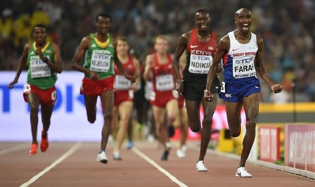 モハメド ファラー 世界選手権前トレーニングの一例 世界の中長距離