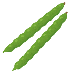 インゲンに代わって ささげがアップをはじめました