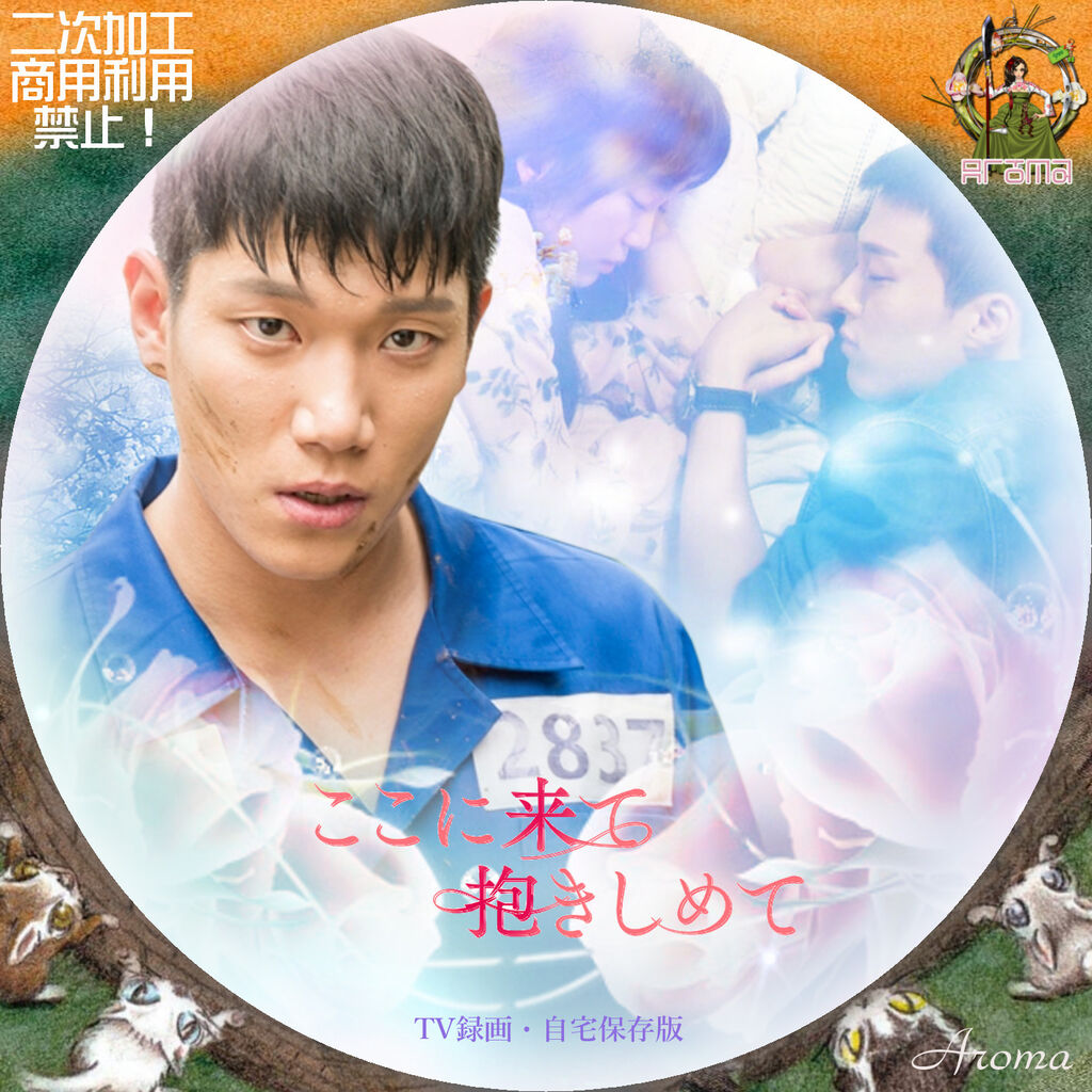 韓国ドラマ ここに来て抱きしめて レーベル ジャケット Aroma Cafe テレビドラマ Label Jacket