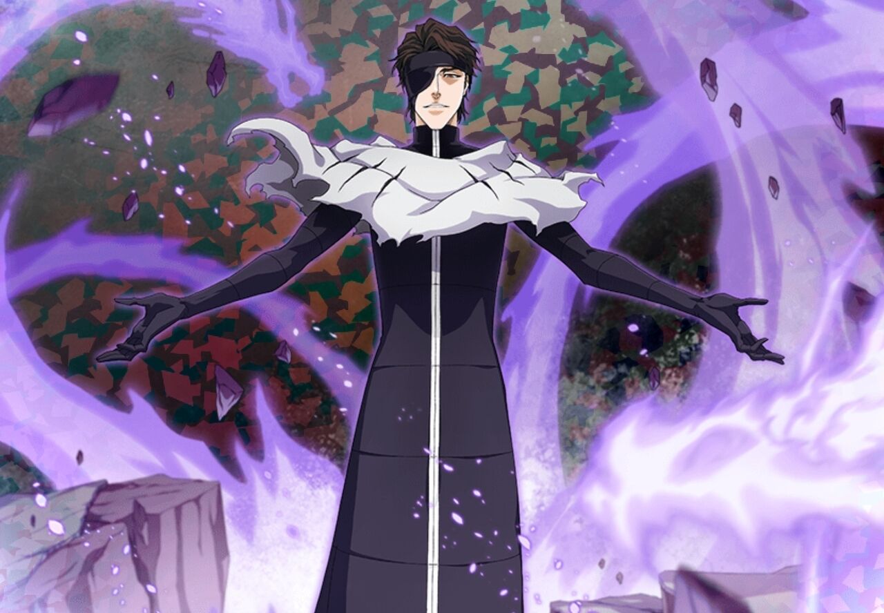 BLEACH #藍染惣右介 ブリーチ アートカード 藍染惣右介 山本元柳斎
