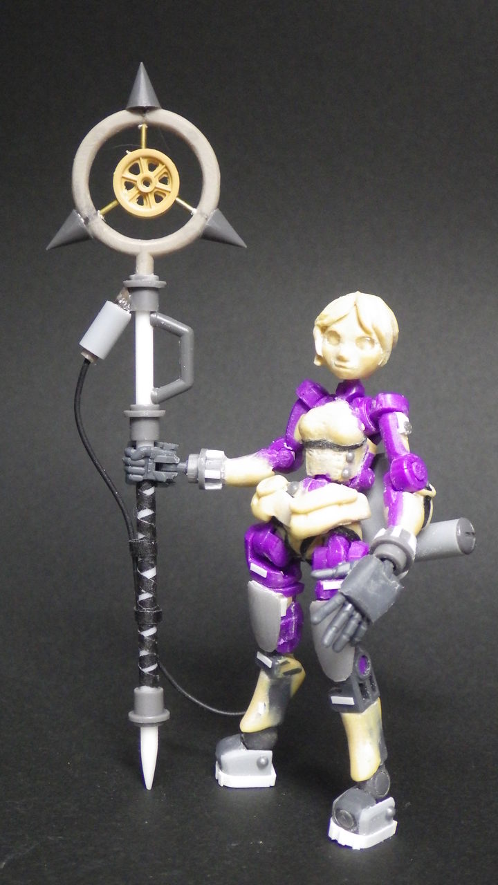 バンダイ 換装重機改造 ロボ子ちゃん 形が見えてきた エンダー模型同好会