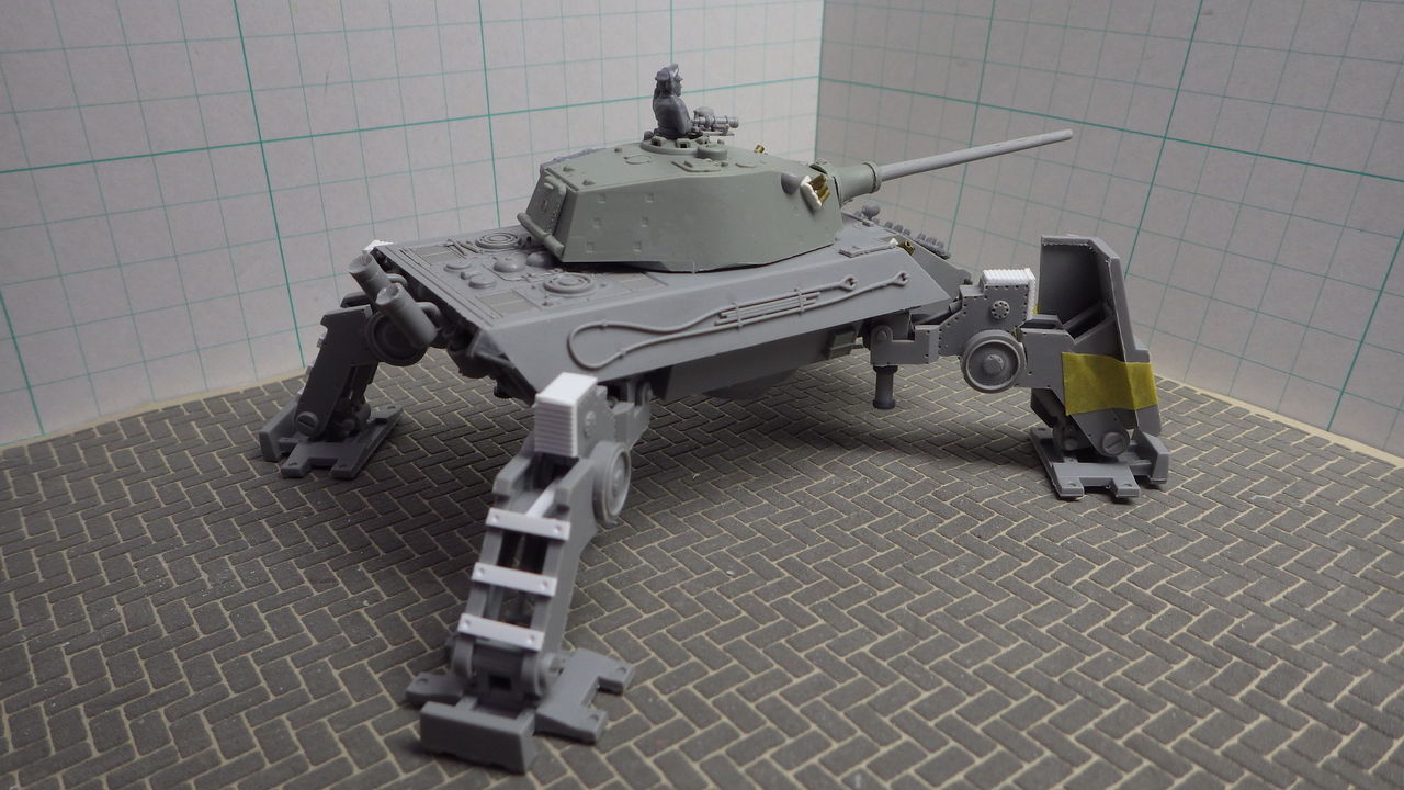 ロケットモデルズ多脚戦車ビエラフースラー(再開にあたり現状