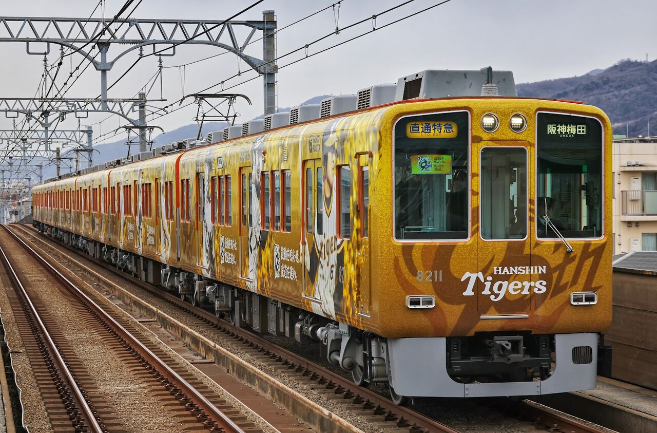 阪神電気鉄道 8000系8211F「阪神タイガース90周年記念