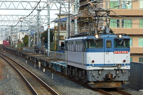 ＪＲ貨物　ＥＦ６５-２０６３号機　二色更新色