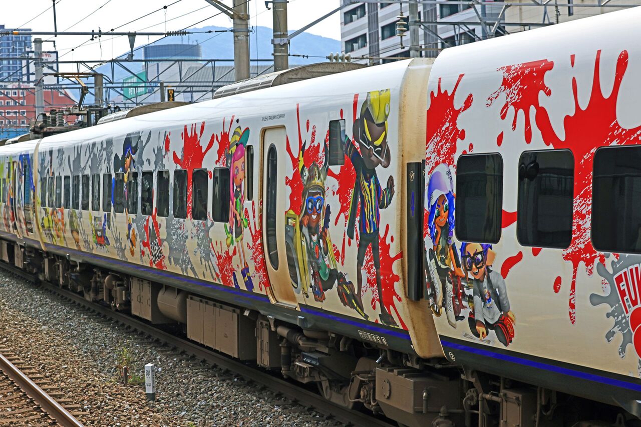 KATO 885系 「スプラトゥーン3」ラッピング仕様 SM-6編成 毛 KATO 885系 「スプラトゥーン3」ラッピング仕様 SM-6編成 毛