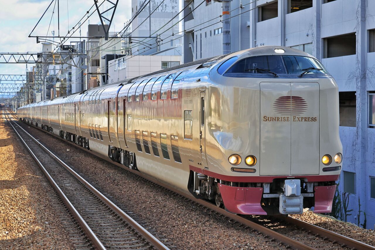 JR東海 285系3000番台I4編成＋JR西日本 285系I1編成