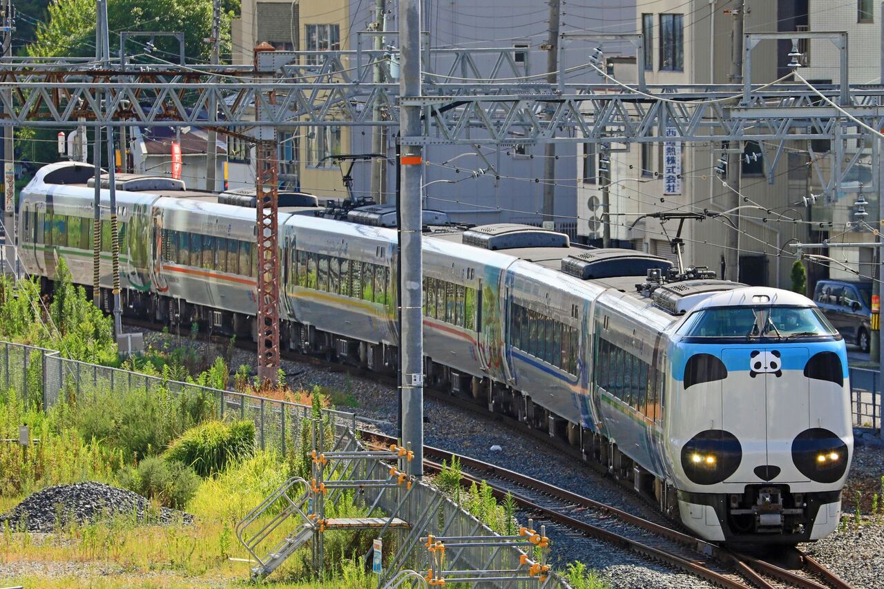 JR西日本 287系HC604 「パンダくろしお（サステナブルSmile