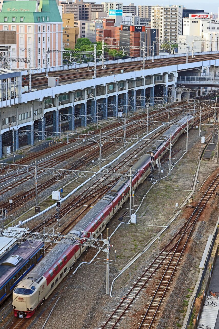 285系「サンライズエクスプレス」「サンライズ瀬戸」@ヴィアイン岡山 : 鐵道写真公開所 参号機