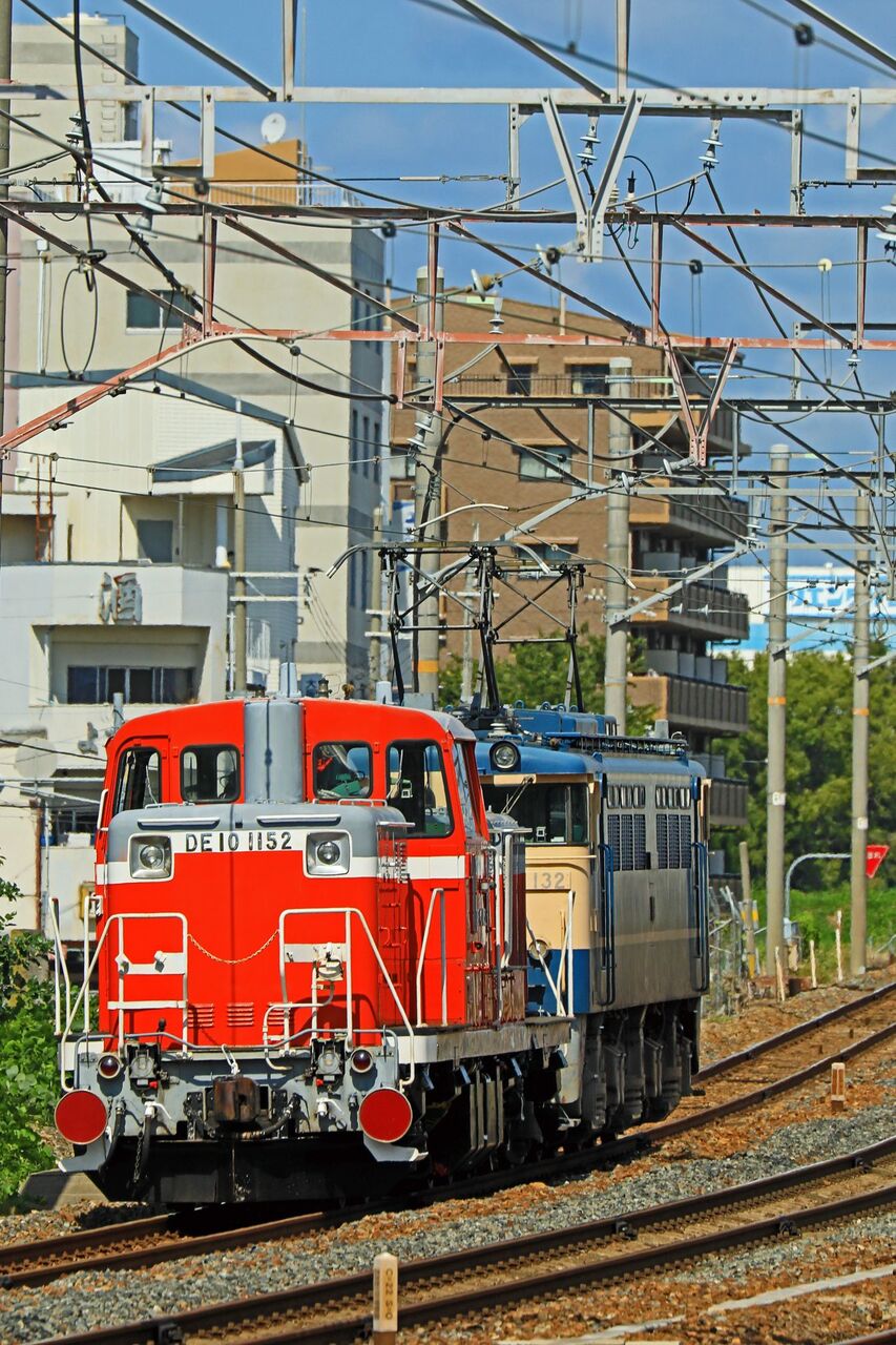 DE10 1152号機（依頼品） DE10-1152 ムド配給 島本駅にて 2022年1月25日 | たにモンの部屋