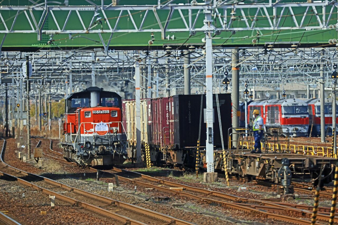 JR貨物 DD51-1802号機 JR貨物更新色 「さよなら