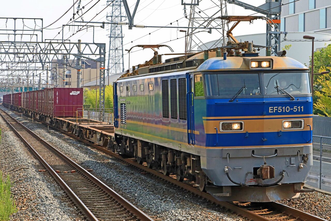 JR貨物 EF510-511号機 旧北斗星色 : 鐵道写真公開所