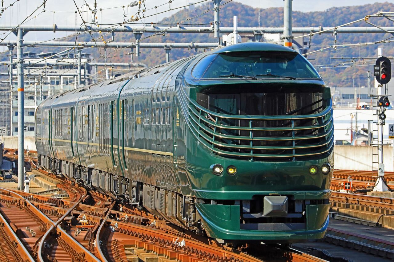 jr西日本 87系寝台気動車 トワイライトエクスプレス瑞風 4両編成 方向転換回送 鐵道写真公開所 参号機 jr西日本 87系寝台気動車 トワイライトエクスプレス瑞風 4両編成 方向転換回送 鐵道写真公開所 参号機