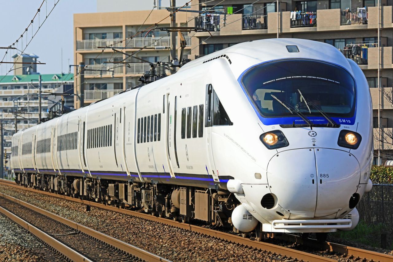 ｊｒ九州 ８８５系ｓｍ１０編成 かもめ 鐵道写真公開所 参号機