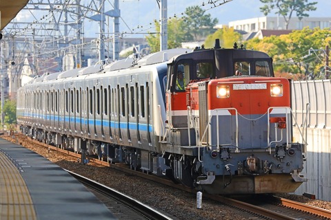 小田急電鉄　新５０００形５０５１Ｆ　甲種輸送　ＪＲ貨物　ＤＥ１０-１７４３号機　ＪＲ貨物更新色　牽引