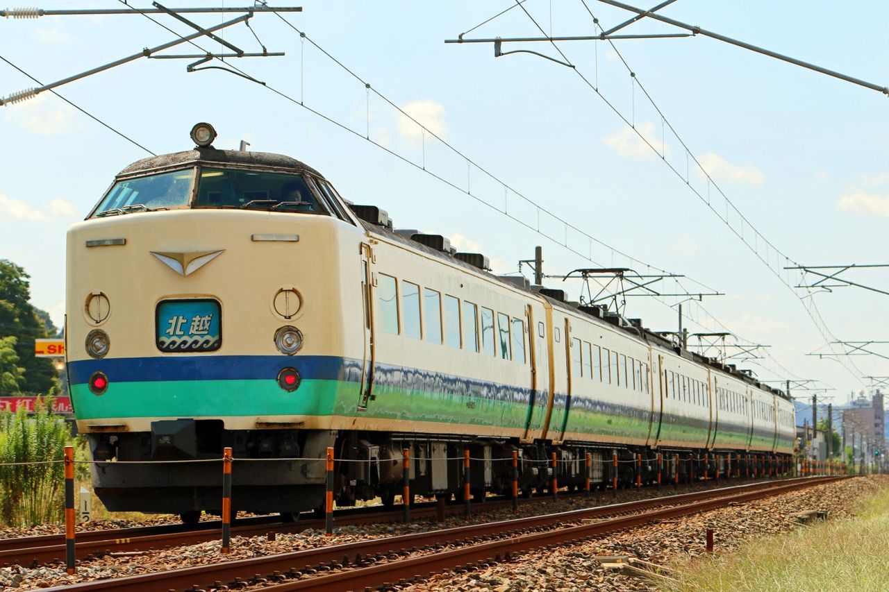 か*照様 485系 北越 362．新潟車両センター485系国鉄色（T18編成）、特急
