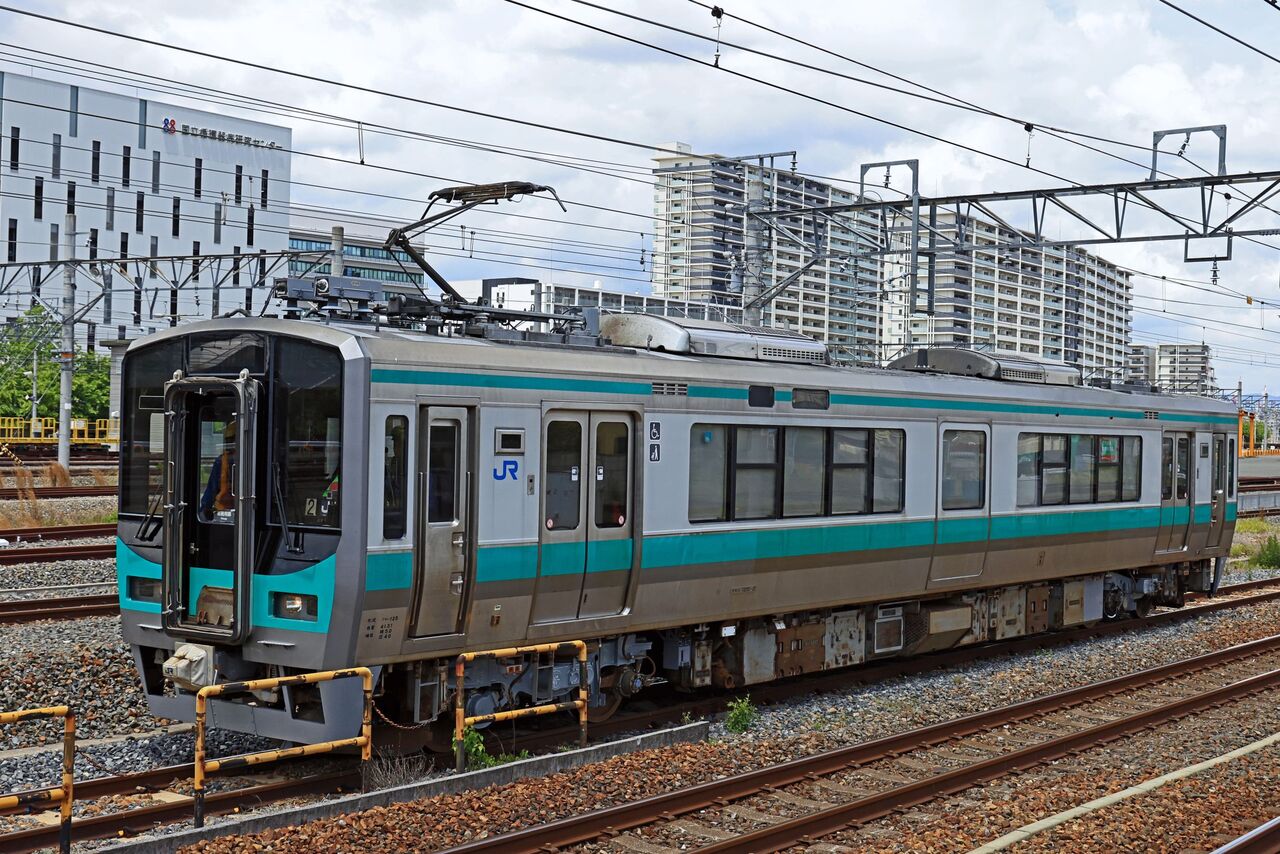 JR西日本 125系F02編成 吹田出場試運転 : 鐵道写真公開所 参号機