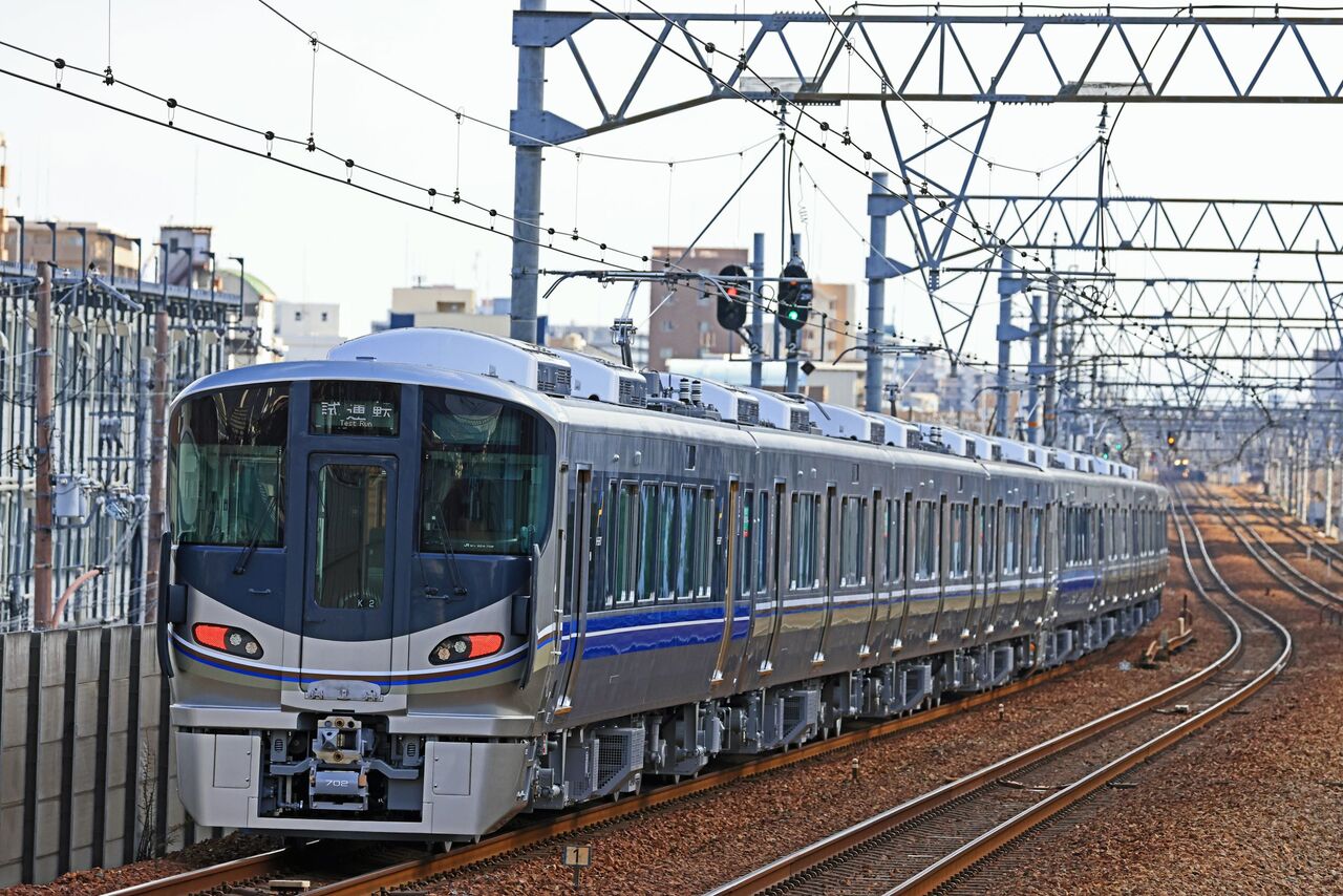 225系100 700番代aシート KS近畿車輪試運転仕様 JR西日本 225系100番台+700番台 K1+K2編成A