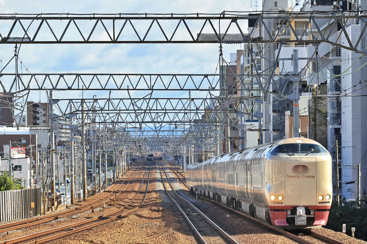JR東海 285系3000番台I4編成＋JR西日本 285系I1編成