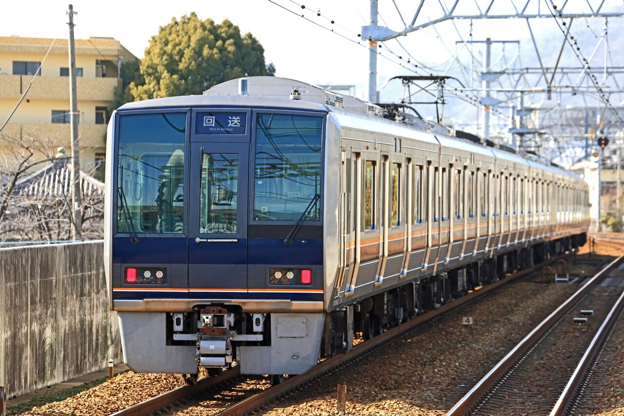 JR西日本 207系1000番台S54編成＋Z1編成（体質改善車