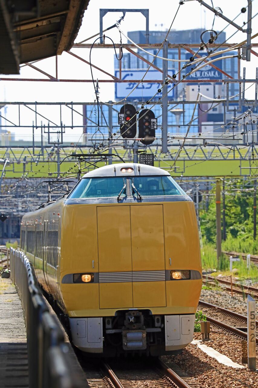 あられだ JR西日本 289系FG401編成「明智光秀」ラッピング編成