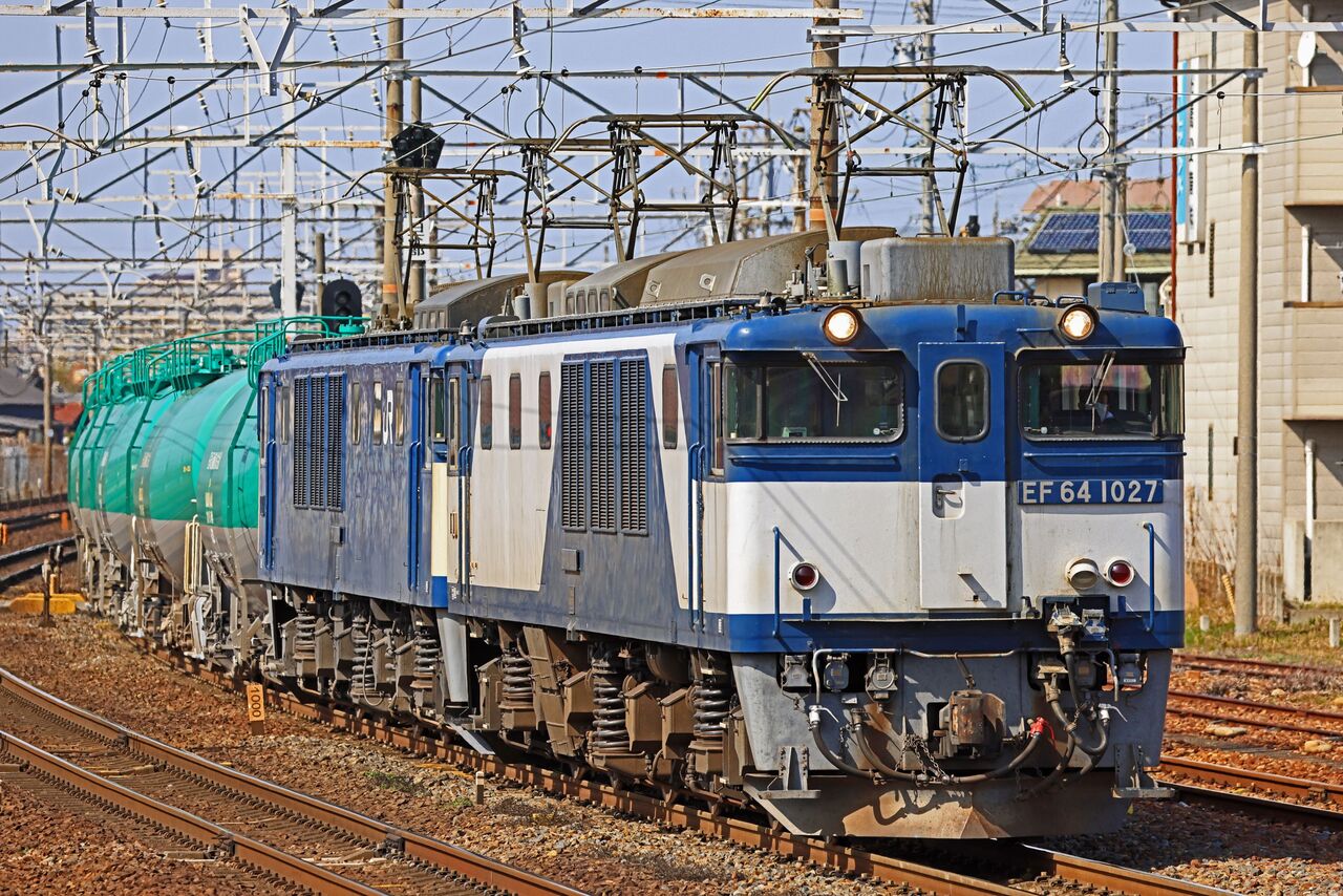 EF64 原色４重連セット 2020年 撮り初め ～EF64原色4重連 in稲荷山～ - 鉄道気分