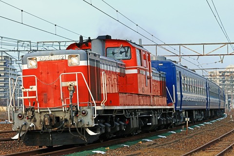 ＪＲ西日本　ＤＤ５１-１１９２号機牽引　１２系客車５両「米原訓練」　ＰＣ版