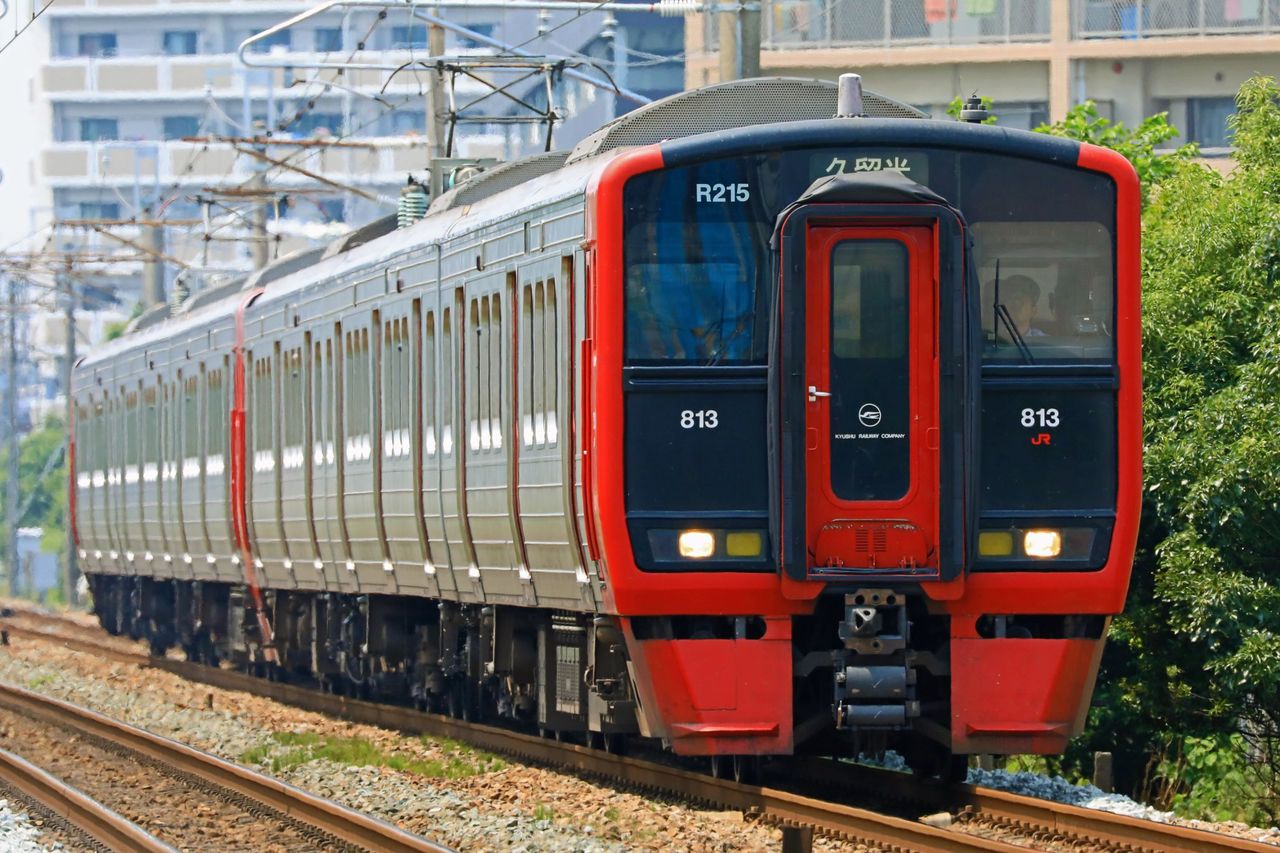 jr九州 813系200番台rm215 227編成 鐵道写真公開所 参号機 jr九州 813系200番台rm215 227編成 鐵道写真公開所 参号機