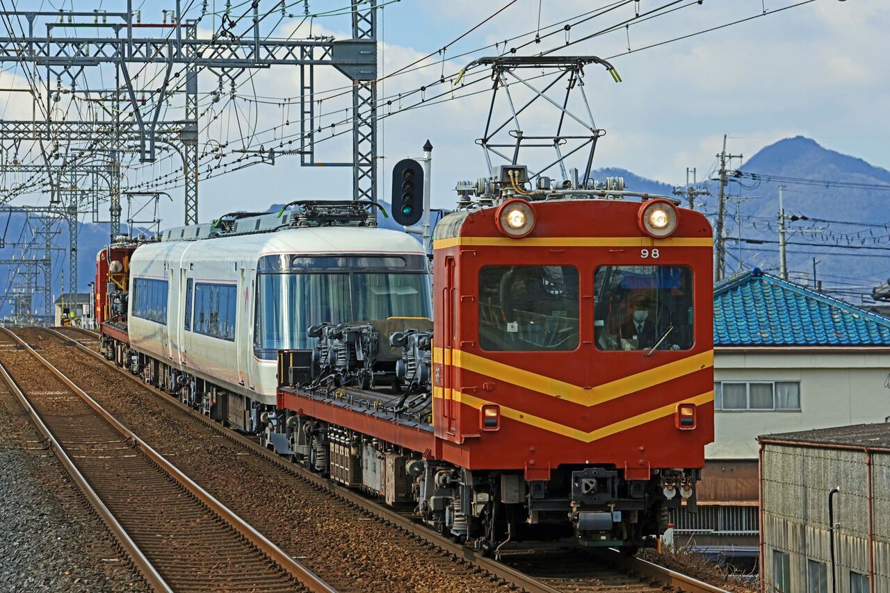 近鉄 モト97 モト98 橿原の電動貨車 近鉄電動貨車モト97と98