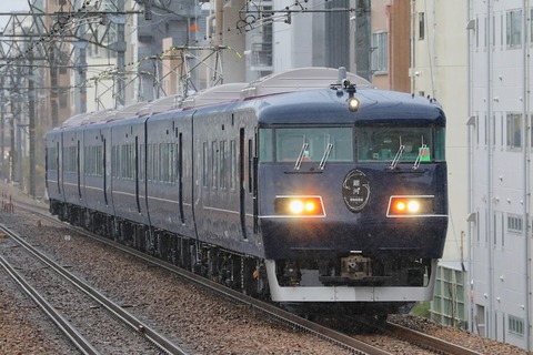 ＪＲ西日本　１１７系７０００番台　Ｍ１１７編成「WEST　EXPRESS　銀河」乗務員訓練