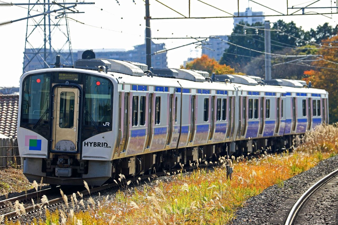 ＪＲ東日本　ＨＢ-Ｅ２１０系Ｃ７＋Ｃ８編成