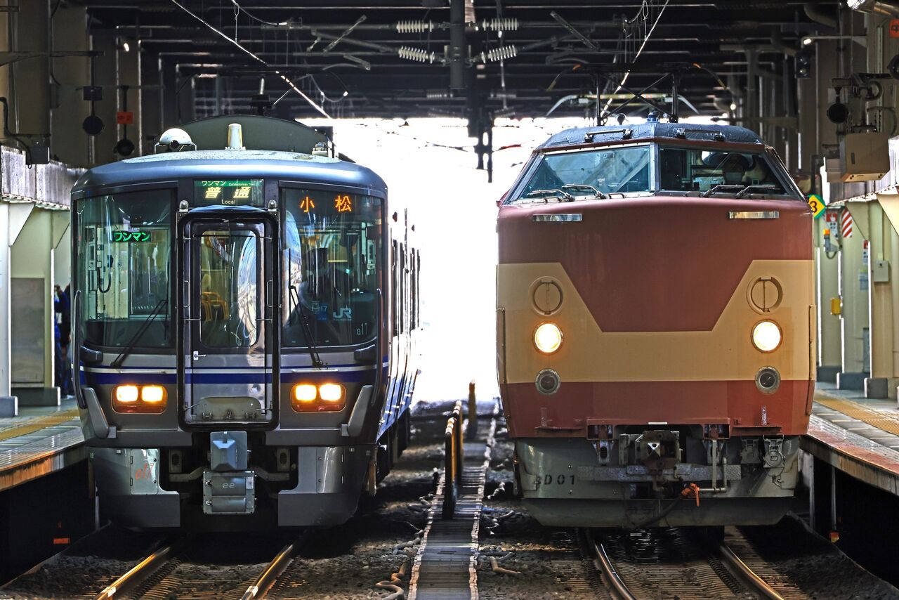 スタフ 臨5703行路 クモヤ443系 行路表付 JR西日本 京都電車区 運転