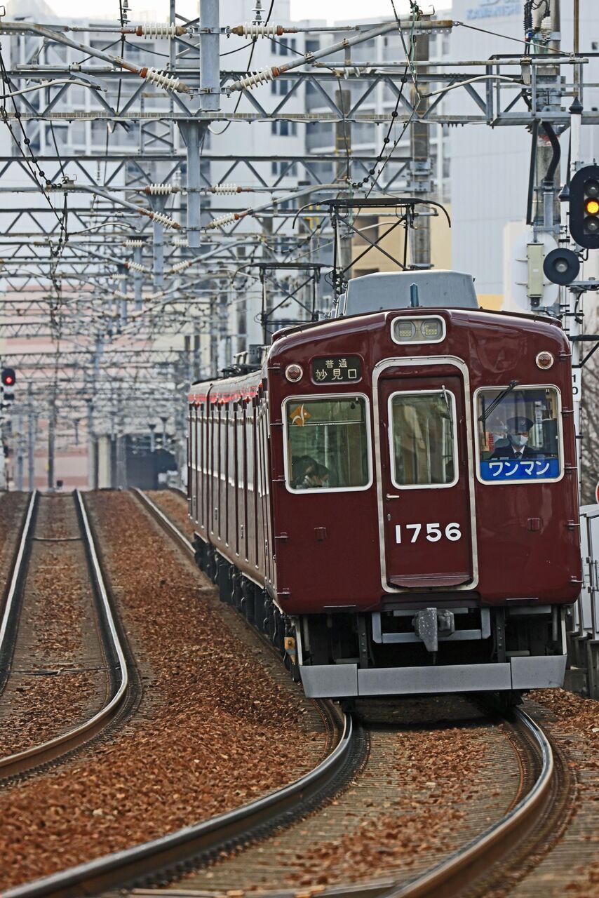 能勢電鉄 1700系1756F＠まもなく引退 : 鐵道写真公開所