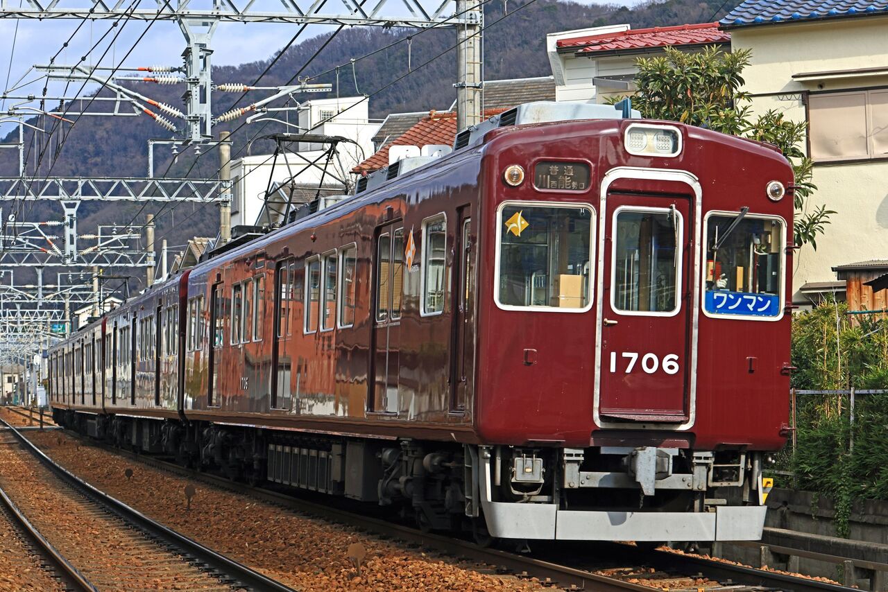 能勢電鉄 1700系1756F＠まもなく引退 : 鐵道写真公開所