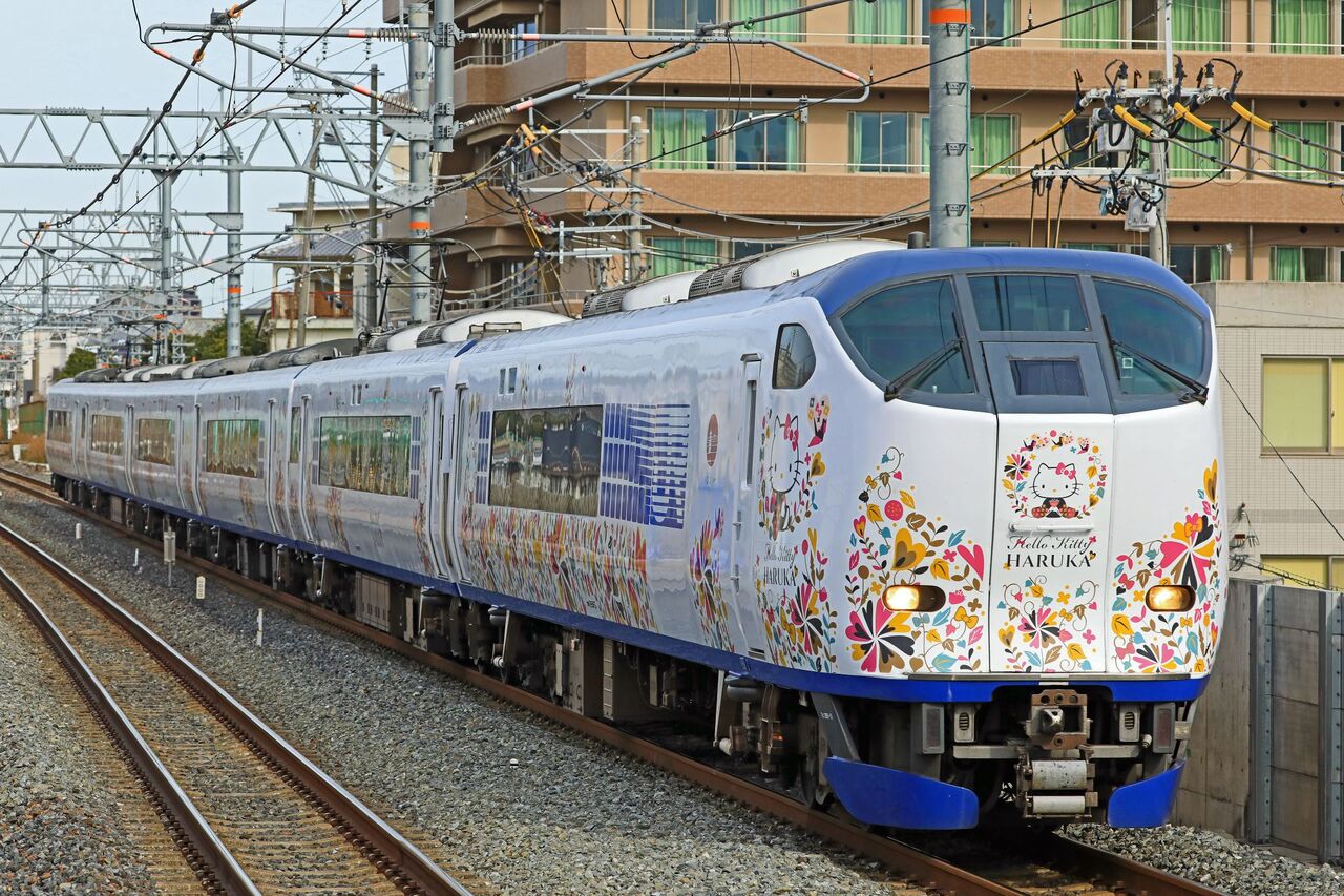 JR西日本 281系HA605編成「ハローキティはるか」第2