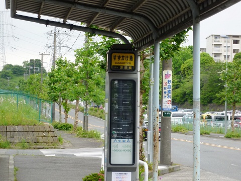 野庭高校への路 野庭高校のあった場所