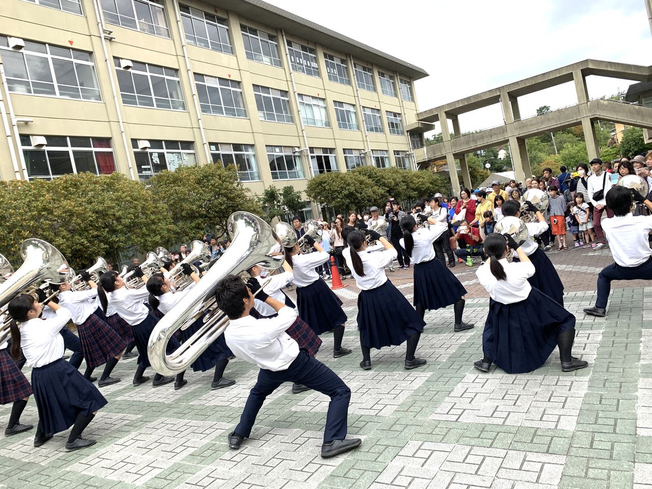 西陵文化まつり 京都明徳高校マーチングバンド部日記