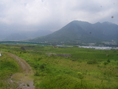 土石流の跡