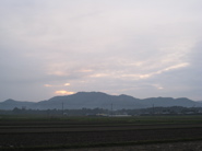 雨上がる?