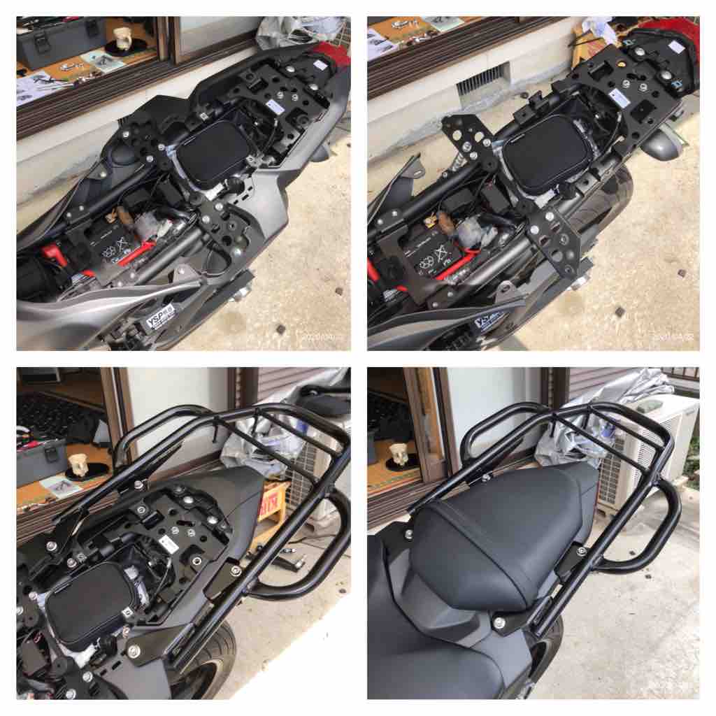 Mｔ 07 エンデュランスリアキャリア取付け どうでもいい日常nobuの日記 O