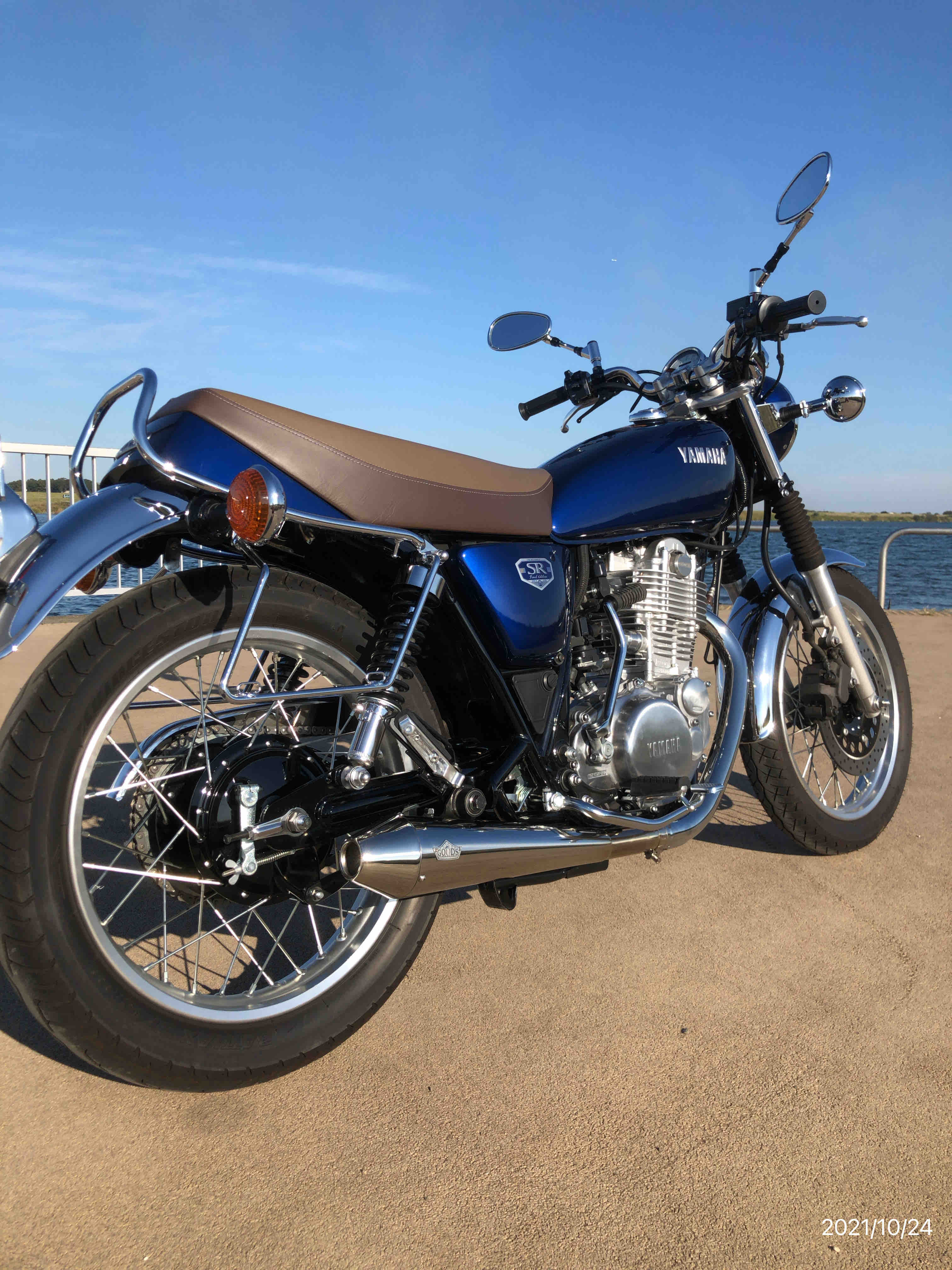 📸SR400ファイナルエディション グッズマフラー交換 ^o 📸SR400ファイナルエディション グッズマフラー交換 ^o