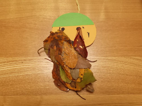 保育園の工作 みのむし Nobuの書いたり作ったり育てたり日記