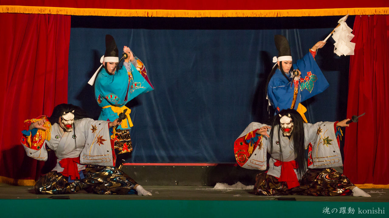 横田神楽団 筑波山 18年4月28日 吉和神楽競演大会 魂の躍動 横田神楽団 筑波山 18年4月28日 吉和神楽競演大会 魂の躍動